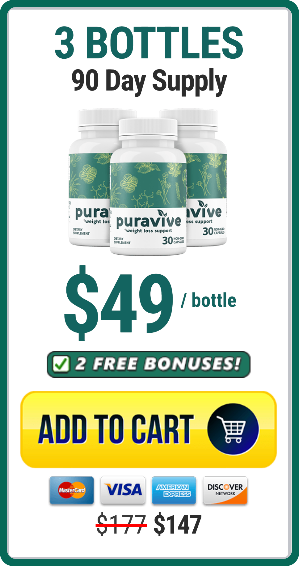 Puravive™ - 3 bottles