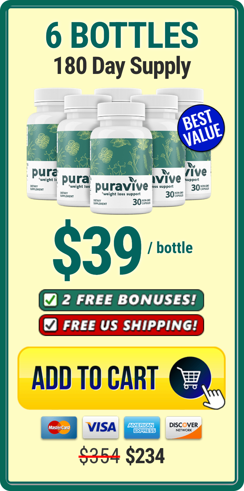 Puravive™ - 6 bottles